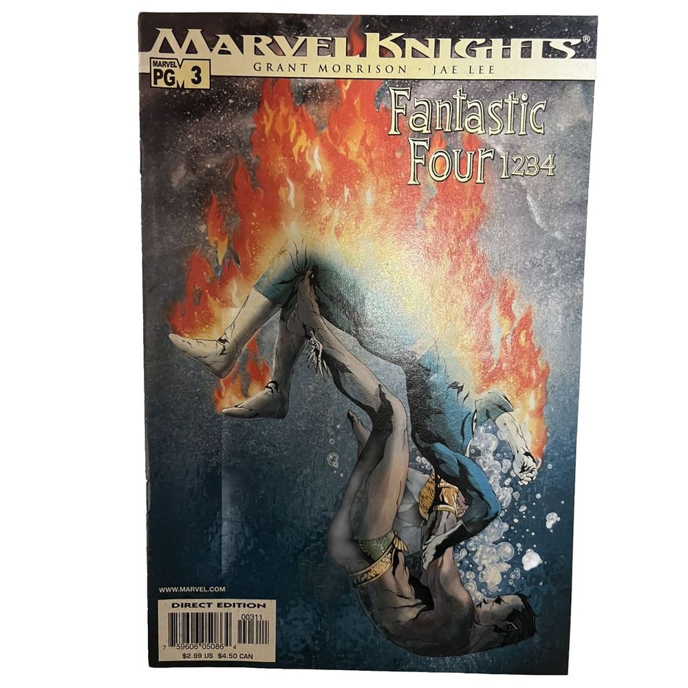 FANTASTIC FOUR 1234 #3 MARVEL KNIGHTS 2001 GRANT MORRISON JAE LEE